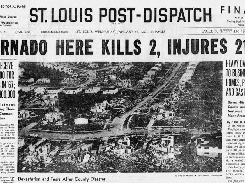 Post-Dispatch pages: The Tornado of 1967 | Post-Dispatch Archives | comicsahoy.com