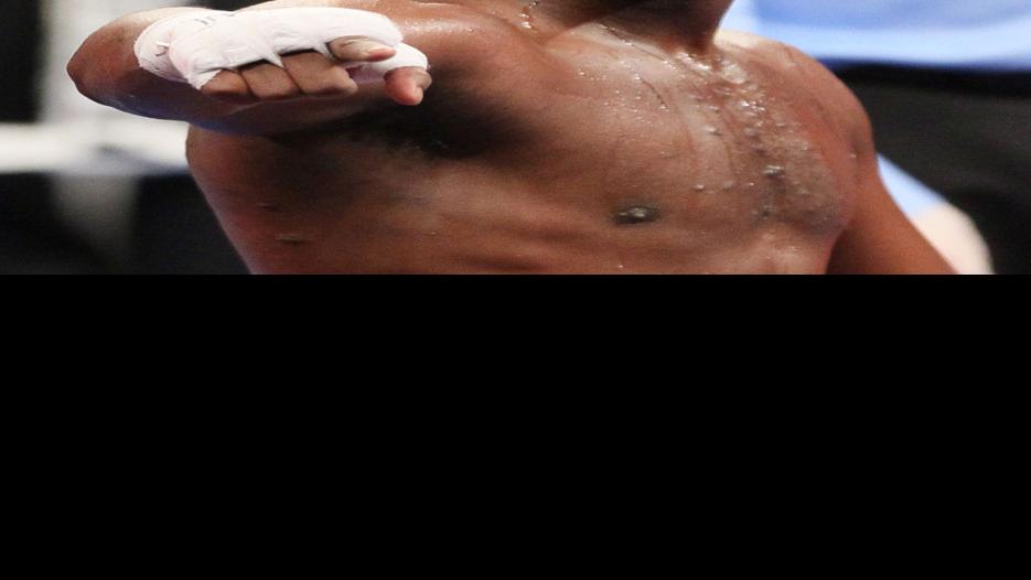 Cory Spinks in training