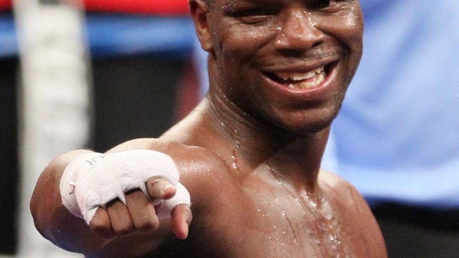 Cory Spinks in training