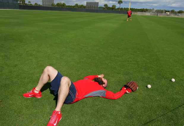 Motte working out, rehabbing