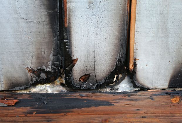 Fire at Whistle Stop