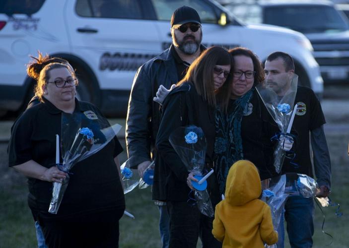 Vigil held for fallen officer in Rosebud