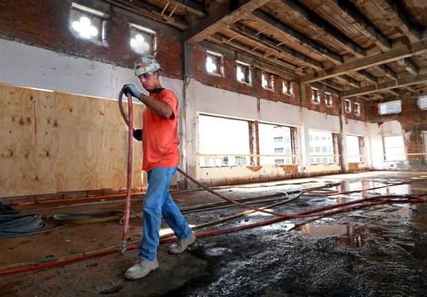 Renovation progresses on Wright, Arcade buildings