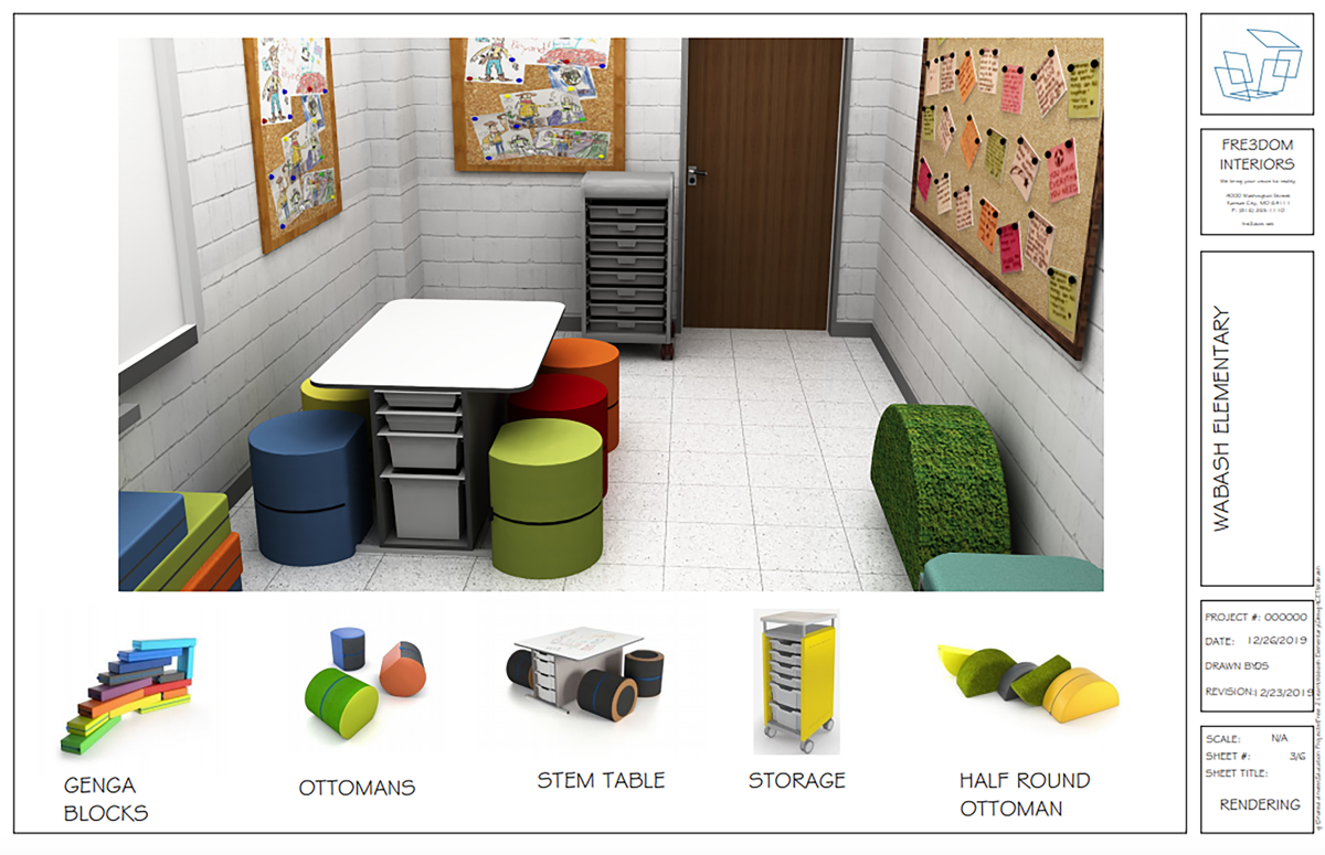 Wabash Elementary classroom grant