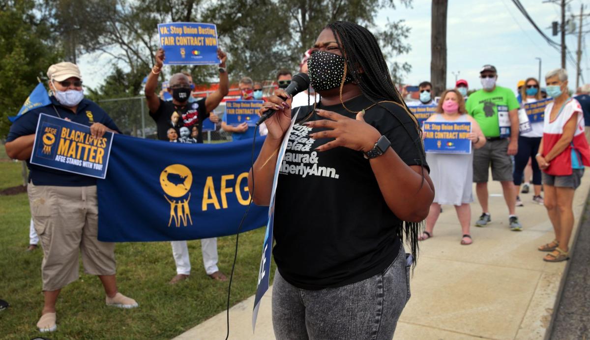 St. Louis VA union members join protest