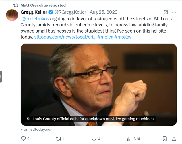 Matt Crecelius retweet of Torch spokesman