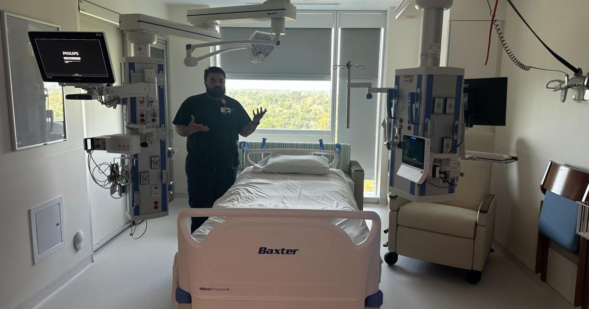Image for article New 16story tower for heart patients at BarnesJewish Hospital opens in October