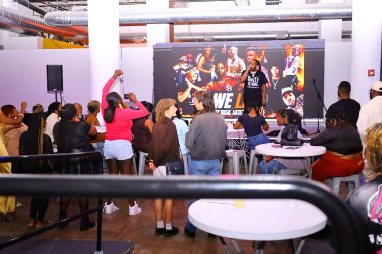 The stage in the new location for the Kre8 Place