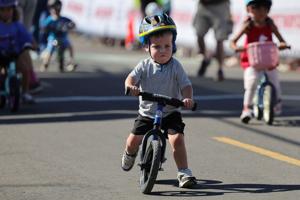 Hundreds watch and compete in the Tour de Florissant on Labor Day