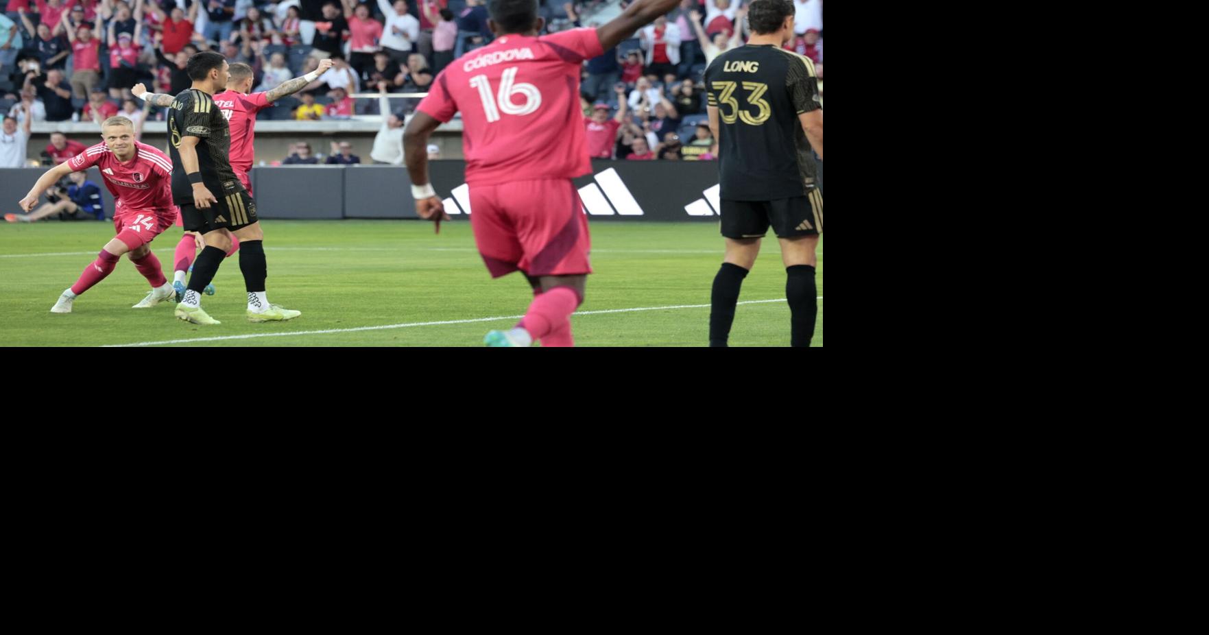 St. Louis City SC wins its second game in a row, beats Los Angeles FC 2-1