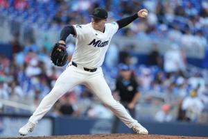 Brewers Marlins Baseball