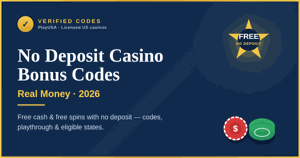 Best No Deposit Casino Bonuses in the US for October 2026