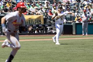 MLB: St. Louis Cardinals at Athletics