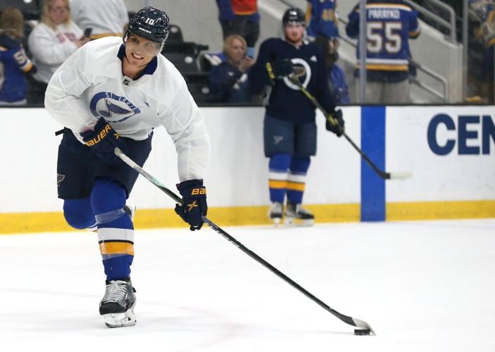 Captain Of The Blues, Brayden Schenn, Said He Is Stepping Away From this -  Blues Training Camp Day 2