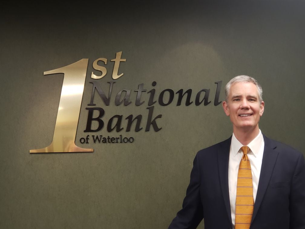 First National Bank of Waterloo Announces Rick Parks as New Bank President.