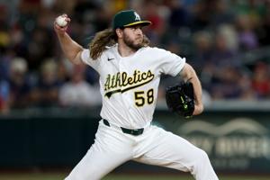 MLB: St. Louis Cardinals at Athletics
