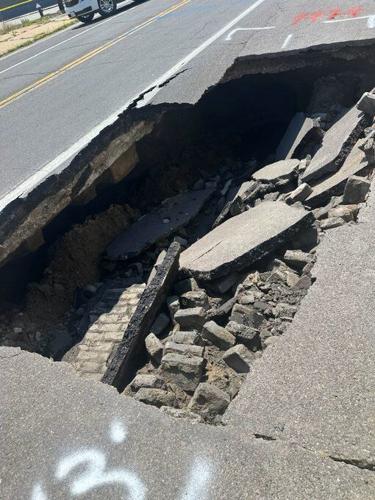Street cave-in