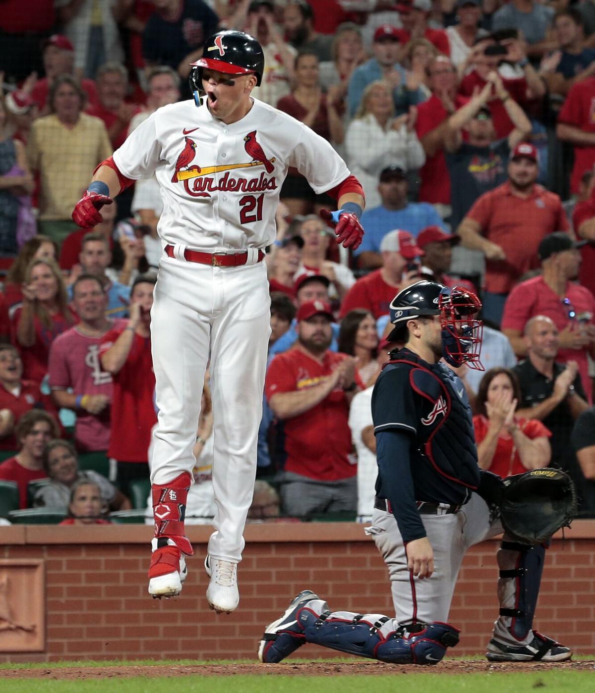 Sarah Anne ⚾️ on X: The Cardinals are undefeated since I started a Yadi  chant in my Saturday cream Yadi jersey at Busch Stadium on a Saturday with  Yadi at the plate