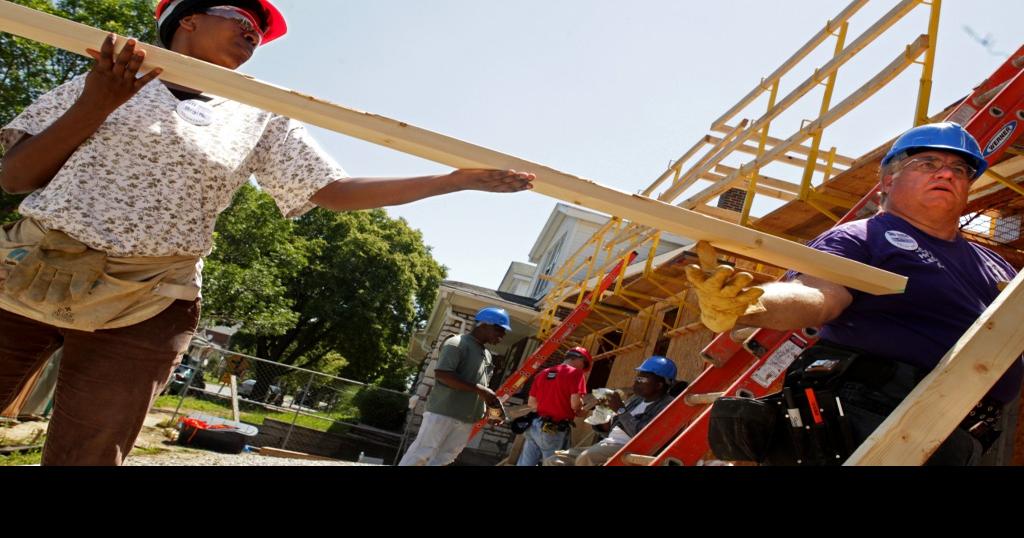 Photos: Habitat for Humanity works on 5 homes in St. Louis' Carondelet ...