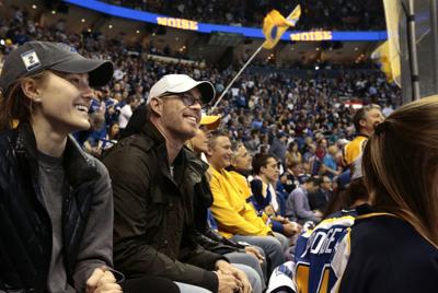 From screen to seat for Joe Buck at Blues playoffs