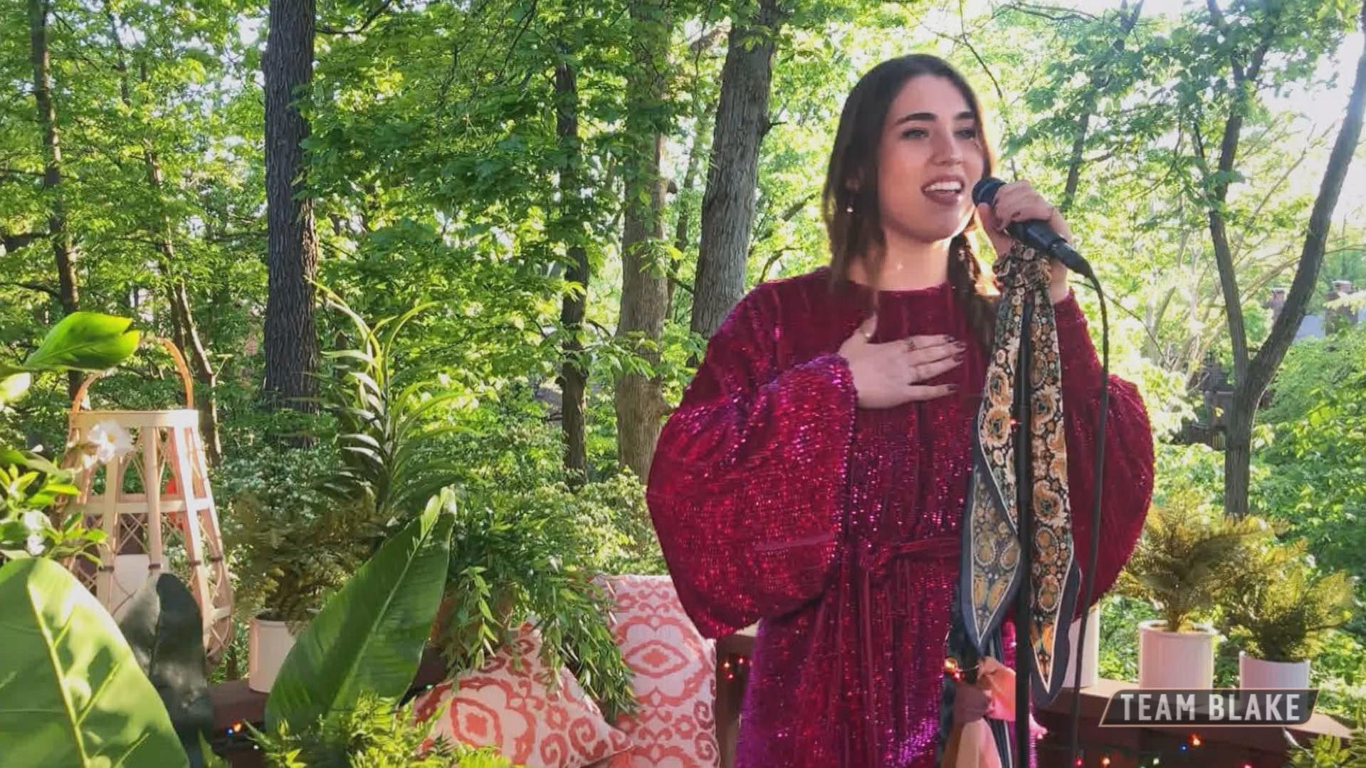 Kirkwood S Joanna Serenko Sings Lean On Me On The Voice As Finals Loom Next Week The Blender Stltoday Com