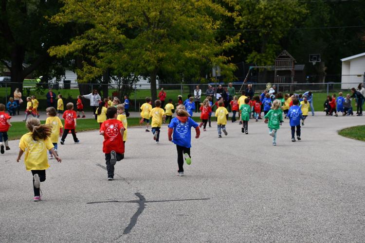 Photos from the annual Fox Trot at Fox Prairie Elementary School