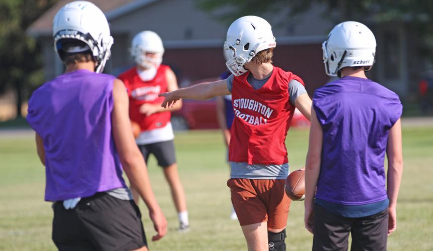 Stoughton Vikings' First Football Practice