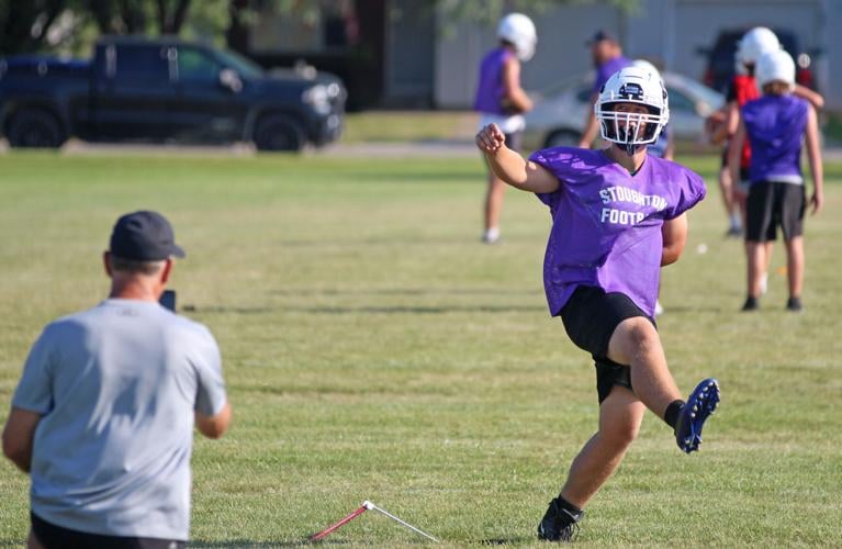 Stoughton Vikings' First Football Practice