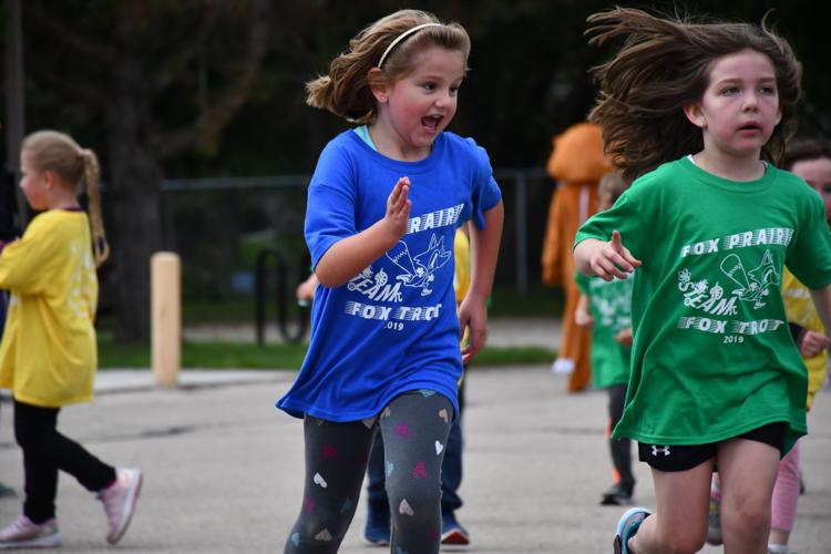 Photos from the annual Fox Trot at Fox Prairie Elementary School