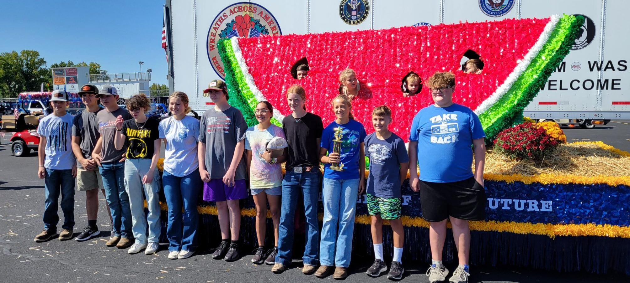 Sullivan FFA wins Corn Festival float competition News sullivan