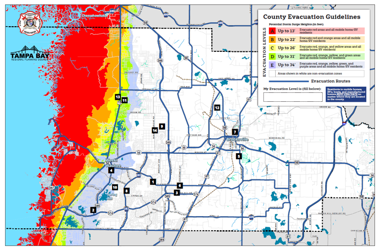 County declares mandatory evacuation to start Tuesday morning 