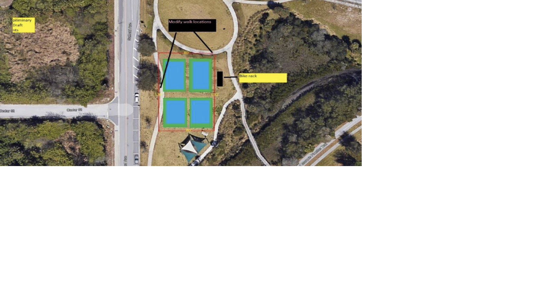 With Safford Park pickleball courts budgeted debate now volleys over