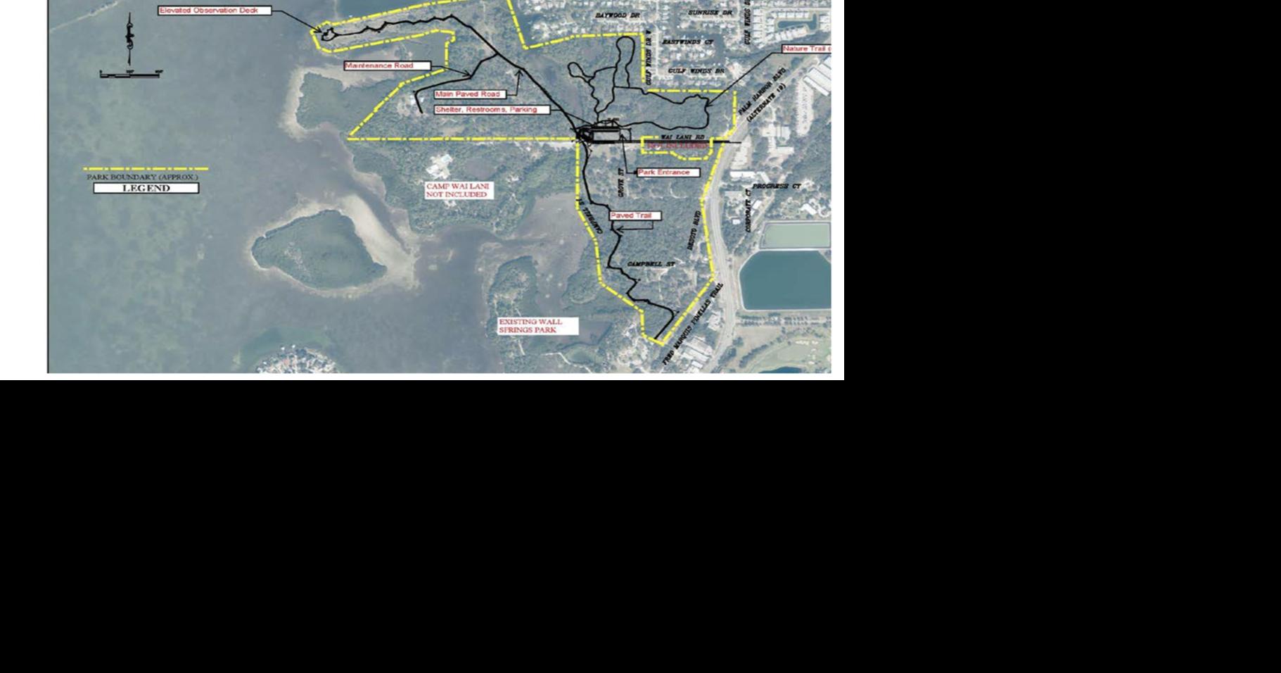 Wall Springs Park Map Wall Springs Park Expansion Project Underway | News | Suncoastnews.com