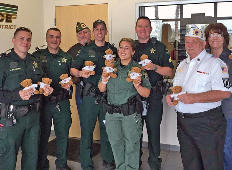 AmVets distributes trauma bears to Pasco Sheriff’s Office News