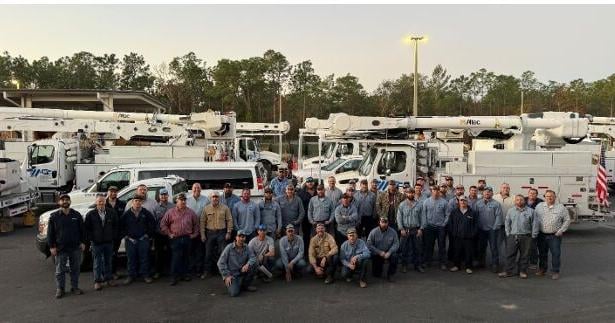 WREC sends crews to Georgia ahead of Winter Storm Fern