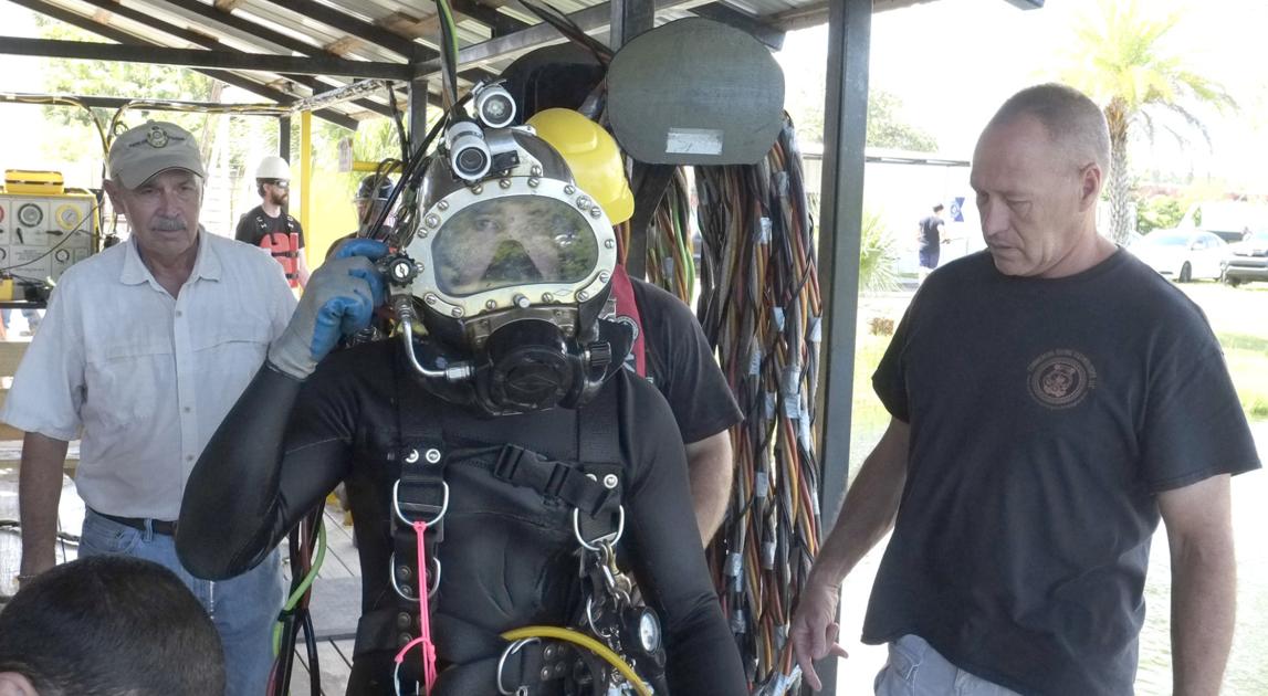 Hudson sinkhole makes ideal classroom for commercial diving school