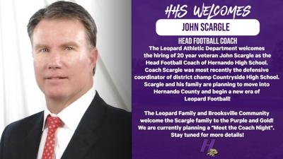 John Scargle named new head coach at Hernando