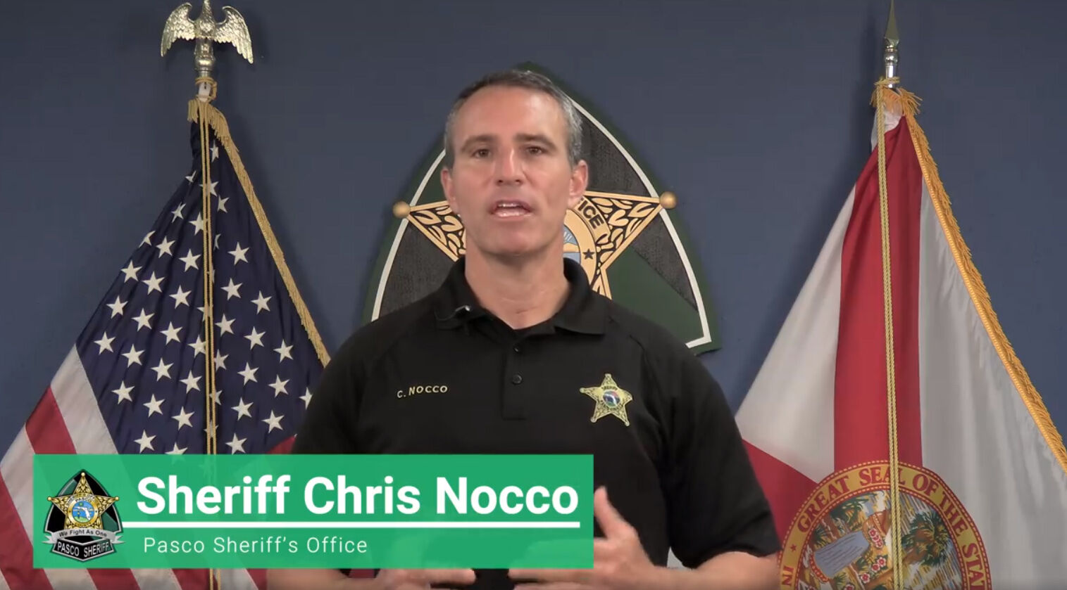 Pasco Sheriff Nocco Debuts Weekly Online Video Update | News ...