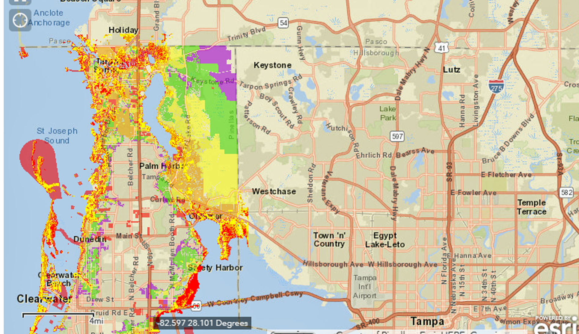 fema flood zone map pinellas county