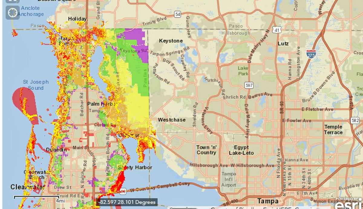 Pasco County Flood Zone Map Map Of The Usa With State Names