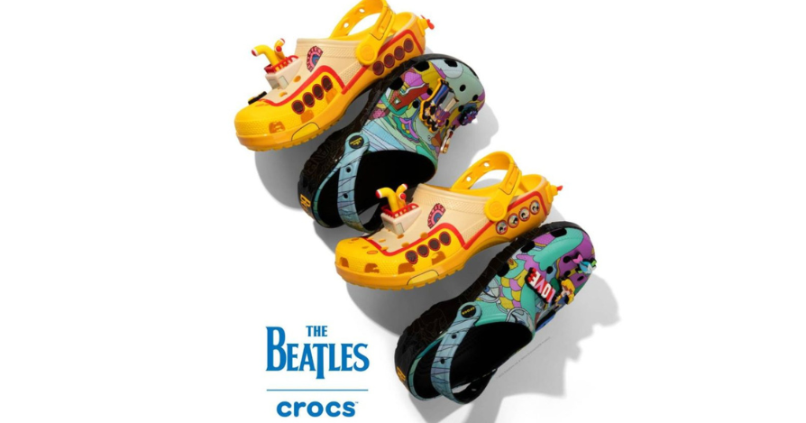 Vip Crocs The Fab Four Step into Crocs: A Yellow Submarine Fashion Revolution ...