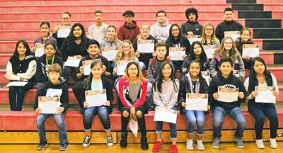 Harrison Middle School November Students of the Month