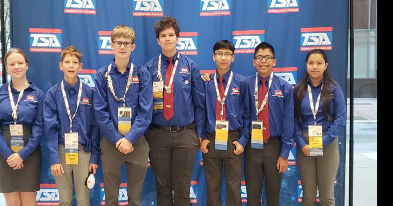 Harrison Middle School TSA achieves top 10 in 3 categories