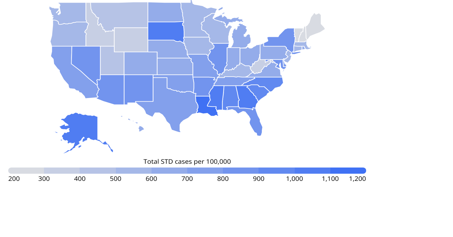Which States Have the Highest STD Rates?