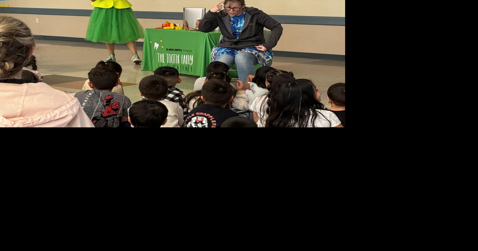 Sunnyside students receive a visit from The Tooth Fairy