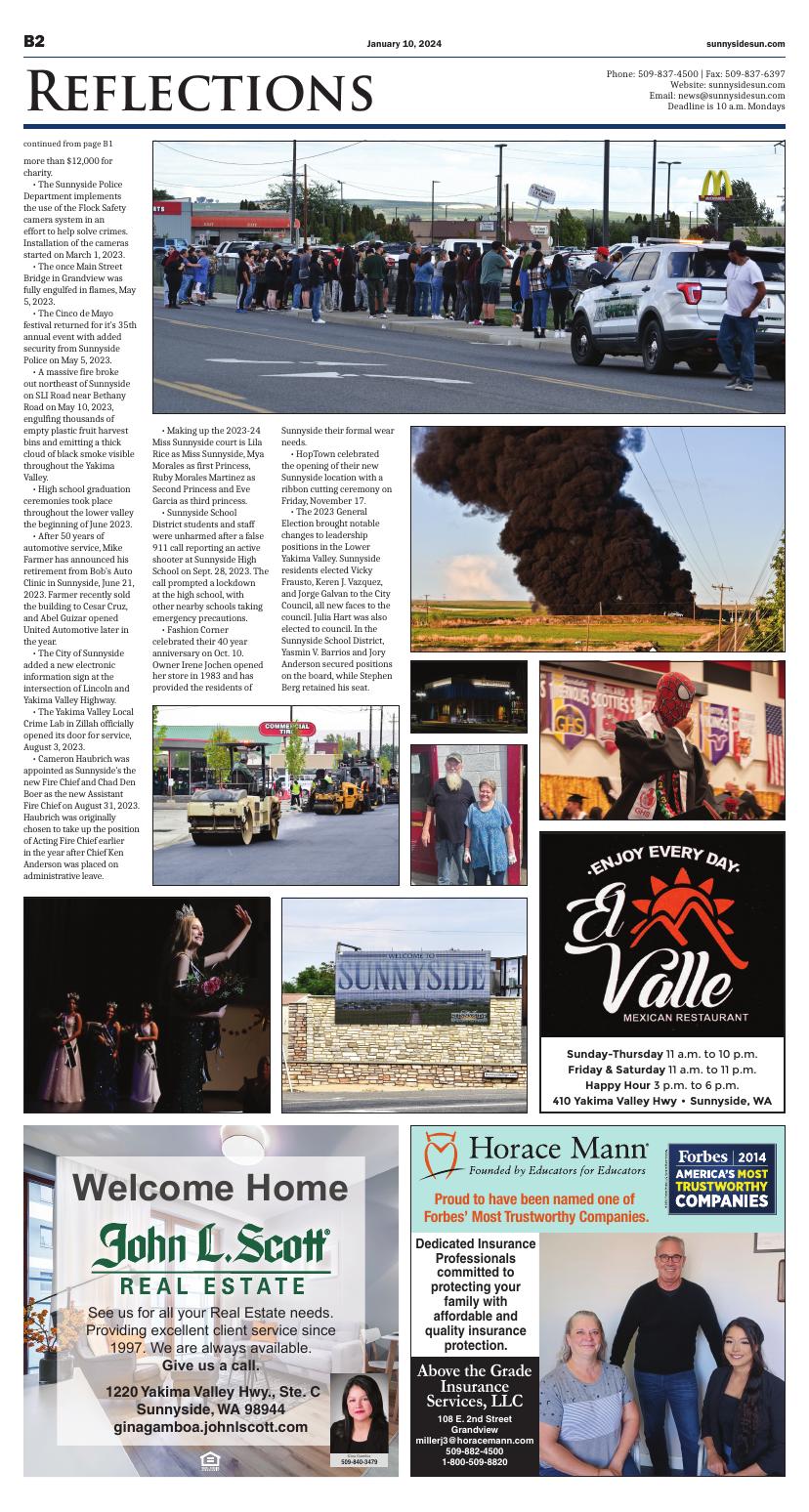 Page B02 | E-Edition | Sunnysidesun.com