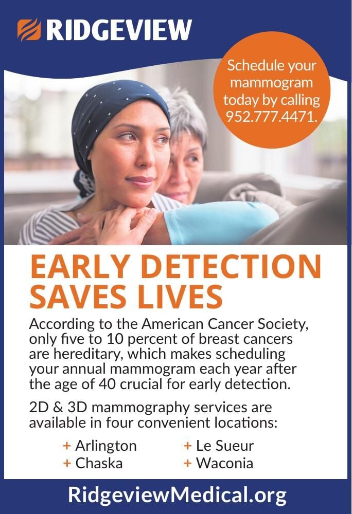 Schedule your mammogram today by