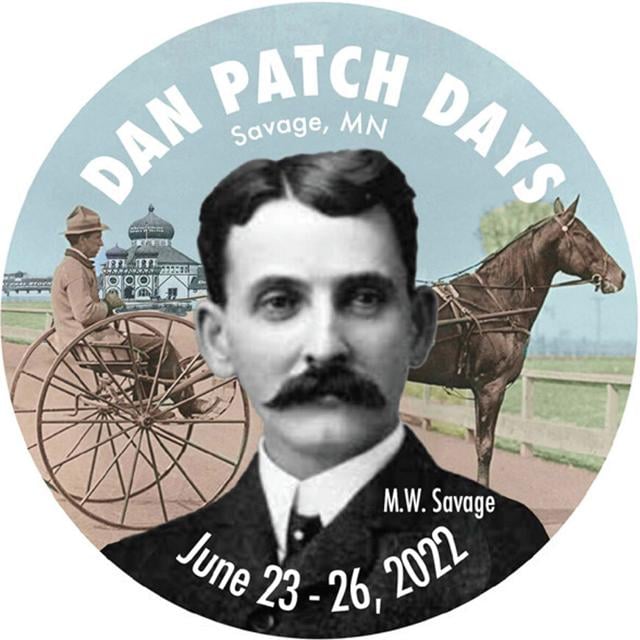 Dan Patch Days button features city's namesake