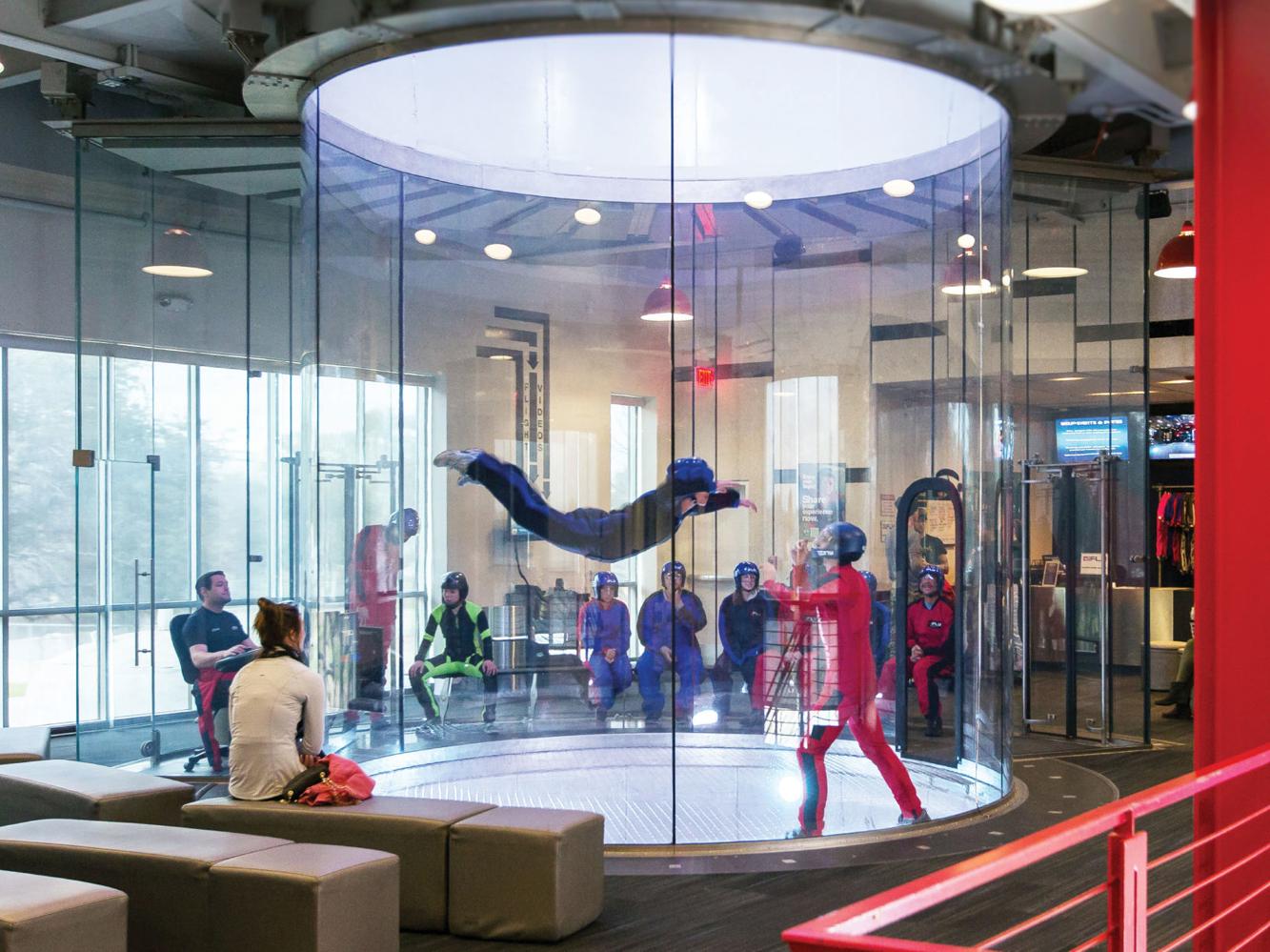 Minnesota's 1st indoor skydiving facility opens in Lake