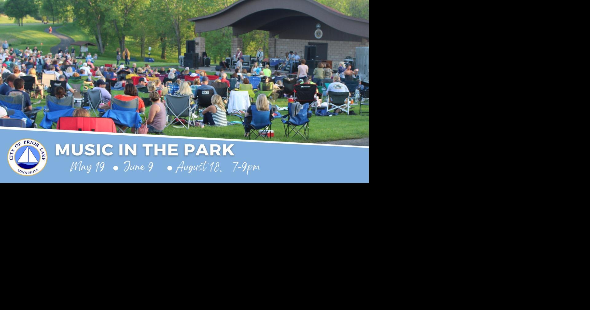 Prior Lake's free concert series Music in the Park returns this summer